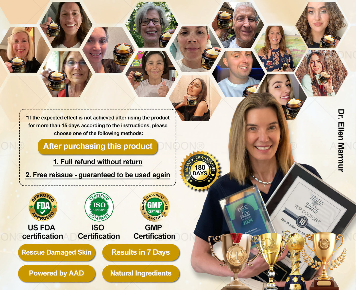 ADNOON® 🌼 7-Day Multi-Effect All-in-One Skincare Cream—Professionally Supported by AAD 👨‍⚕️